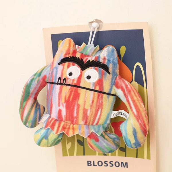 Planet Gates Cartoon Cute Funny Demon Big Mouth Monster Plush Toys Stuffed Anime Color Dolls for Kids Birthday Halloween Party Gifts