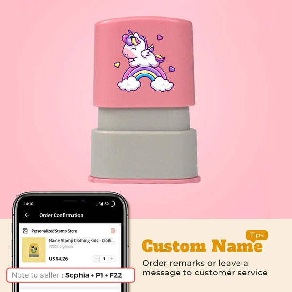 Planet Gates Cartoon Dinosaur Custom Name Stamp For Clothing Personalise For Student Clothes Chapter Children's   Kawaii Name Sticker gift