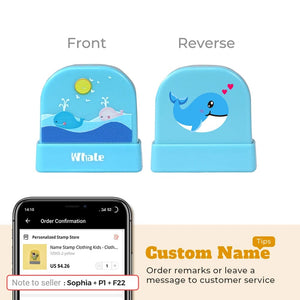 Planet Gates Cartoon Dinosaur Custom Name Stamp For Clothing Personalise For Student Clothes Chapter Children's   Kawaii Name Sticker gift