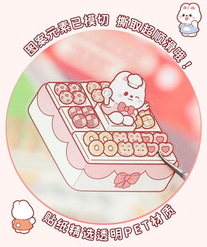 Planet Gates Cartoon Miniature Scene Stickers, No Cutting Landscape Stickers 3D Stereoscopic Hut Hand Tent Children's Stickers Quiet Book