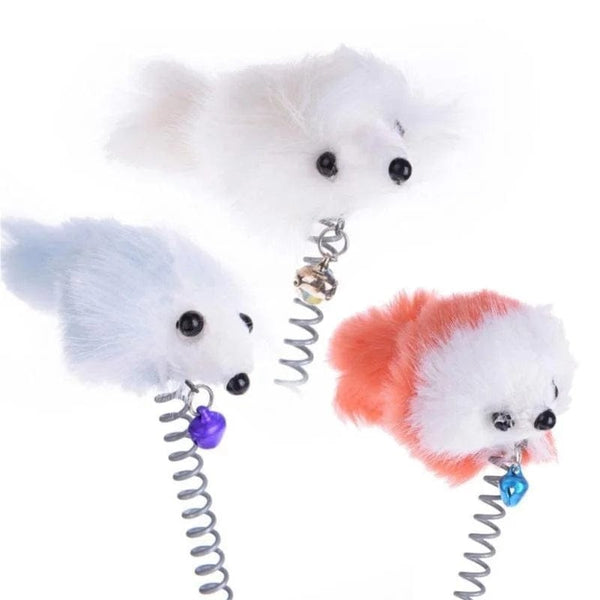 Planet Gates Cartoon Pet Cat Toy Stick Feather Rod Mouse Toy with Mini Bell Cat Catcher Teaser Interactive Cat Toy Kitten игрушки для кошек