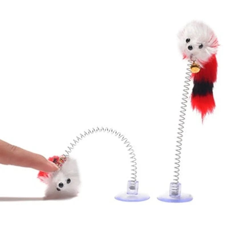 Planet Gates Cartoon Pet Cat Toy Stick Feather Rod Mouse Toy with Mini Bell Cat Catcher Teaser Interactive Cat Toy Kitten игрушки для кошек