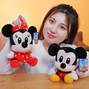 Planet Gates Cartoon Plush Pin Winnie The Pooh Mickey Minnie Tigger Piggy Short Stuffed Animal Doll Doll Toy Children's Holiday Gift