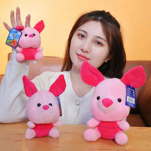 Planet Gates Cartoon Plush Pin Winnie The Pooh Mickey Minnie Tigger Piggy Short Stuffed Animal Doll Doll Toy Children's Holiday Gift