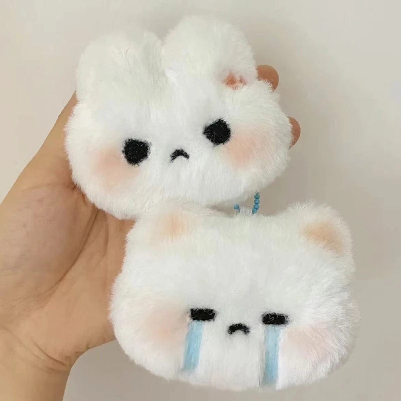 Planet Gates Cartoon Plush Rabbit Doll Toy Keychain Sweet Cute Bag Pendant Charms Car Keyring Accessories For Women Couples Kawaii Gift