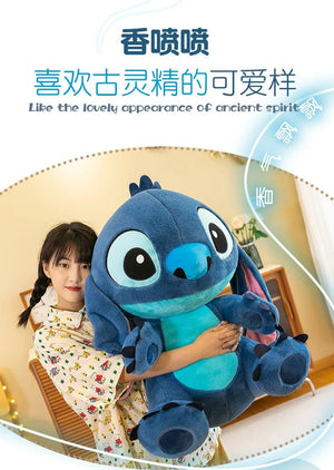 Planet Gates Cartoon Plush Station Style Stitch Dolls Toys Starry Baby Giant Plushies Stuffed Stitch Doll Children's Birthday Gifts for Girls