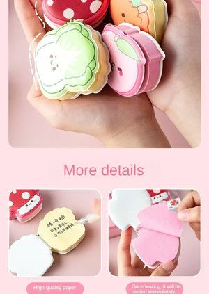 Planet Gates Cartoon Soft Silicone Cover Memo Pad Paper Sticky Notes Planner Sticker Paste Kawaii Stationery Papeleria Office School Supplies