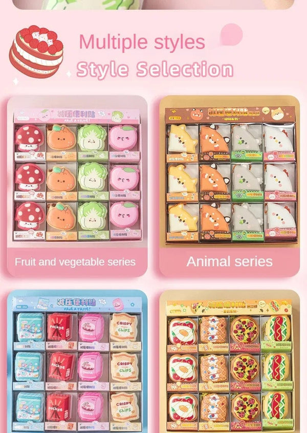 Planet Gates Cartoon Soft Silicone Cover Memo Pad Paper Sticky Notes Planner Sticker Paste Kawaii Stationery Papeleria Office School Supplies