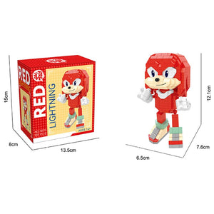 Planet Gates Cartoon Sonic Building Blocks Action Figure Cartoon Sonic Toy Bricks Assemble Educational Kid Toys Birthday Gift