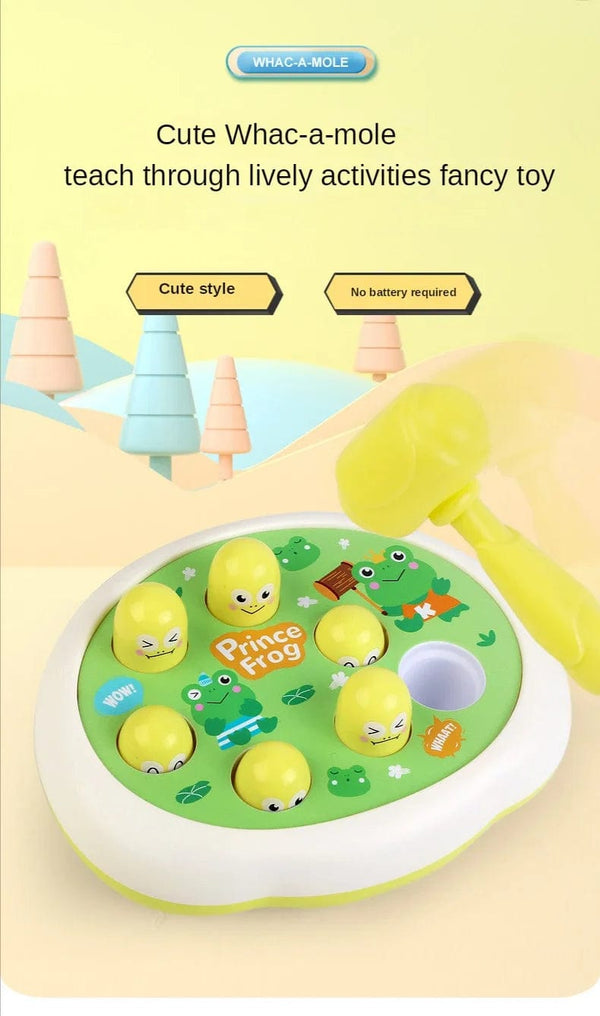 Planet Gates Cartoon Whac-A-Mole Montessori Baby Toy Toddler Educational Birthday Gift Animal Theme Knocking Game Parent Child Board Game Boy