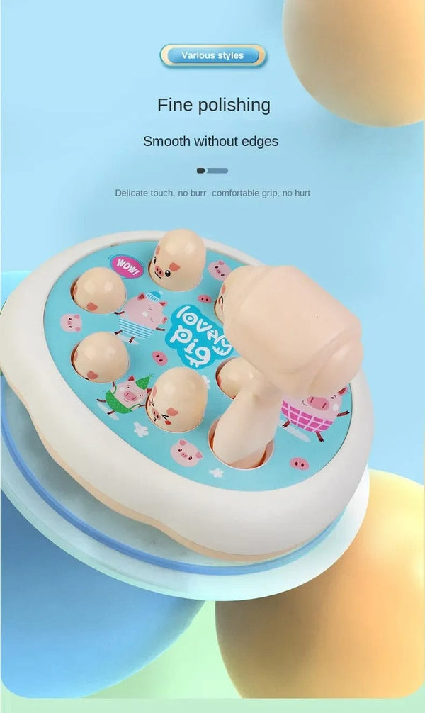 Planet Gates Cartoon Whac-A-Mole Montessori Baby Toy Toddler Educational Birthday Gift Animal Theme Knocking Game Parent Child Board Game Boy