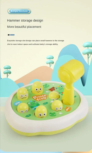 Planet Gates Cartoon Whac-A-Mole Montessori Baby Toy Toddler Educational Birthday Gift Animal Theme Knocking Game Parent Child Board Game Boy