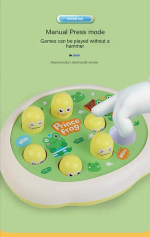 Planet Gates Cartoon Whac-A-Mole Montessori Baby Toy Toddler Educational Birthday Gift Animal Theme Knocking Game Parent Child Board Game Boy