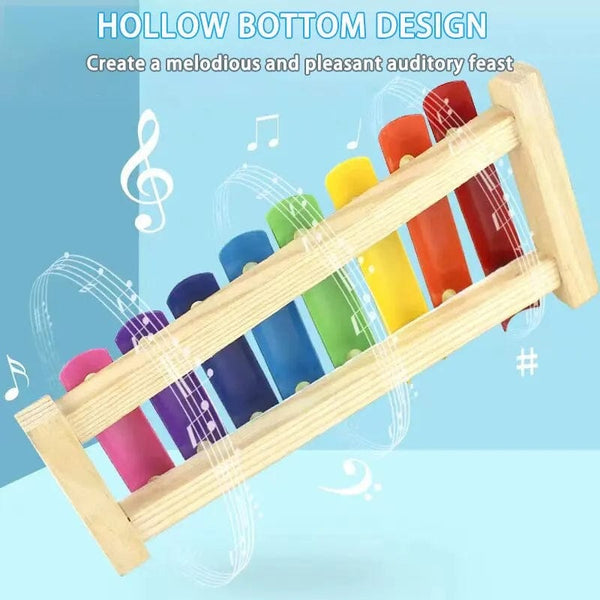 Planet Gates Cartoon Wooden Small Beaded Children Early Education Baby Puzzle 0-1-3 Years Old Wooden Beaded Building Block Toys