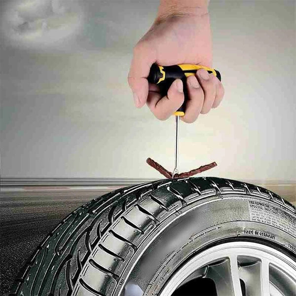 Planet Gates Case5-68Plus Auto Tire Repair Kit Puncture Plug Tools Tyre Puncture Emergency for Universal Tire Strips Stiring Glue Repair Tool