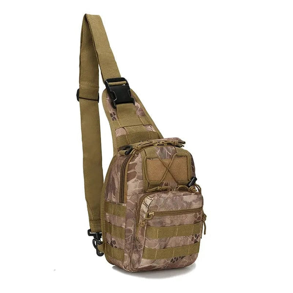 Planet Gates Casual Camouflage Multicolor Single Shoulder Outdoor Sports Chest Bag Tactical Crossbody Small Chest Bag For Military Fans