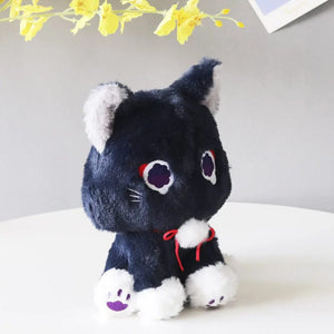 Planet Gates Cat / 22cm 22cm Anime Scaramouche Cat Cute Plush Doll Genshin Impact Wanderer Pet Cosplay Stuffed Pillow Toy Birthday Gift
