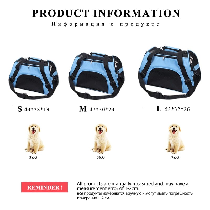 Planet Gates Cat Bags Portable Dog Carrier Bag Mesh Breathable Carrier Bags for Small Dogs Foldable Cats Handbag Travel Pet Bag Transport Bag