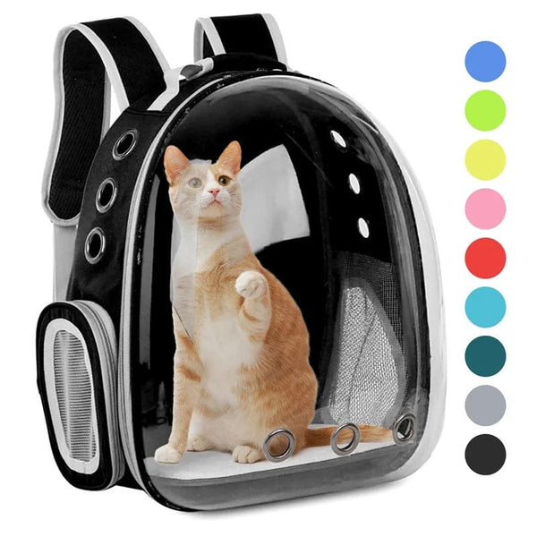 Planet Gates Cat Carrier Bag Outdoor Pet Shoulder bag Carriers Backpack Breathable Portable Travel Transparent Bag For Small Dogs Cats