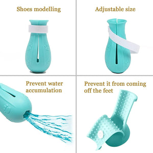 Planet Gates Cat Claw Protector Bath Anti-Scratch Cat Shoes For Cat Adjustable Pet Bath Wash Boots Cat Paw Nail Cover Pet Grooming Supplies