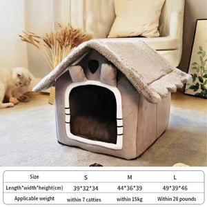 Planet Gates Cat /Dog bed Foldable Pet Sleepping Bed removable and washable cat house kennel for dog house indoor cat nest