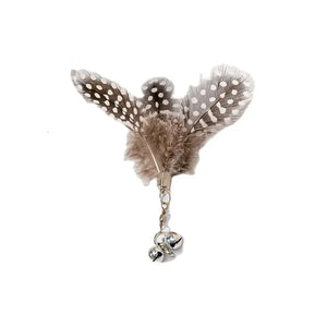 Planet Gates Cat Feather Toy Accessories False Birds Worm Toy with Bell Kitten Cat Toys Interactive Replacement Refill Foam Ball Training