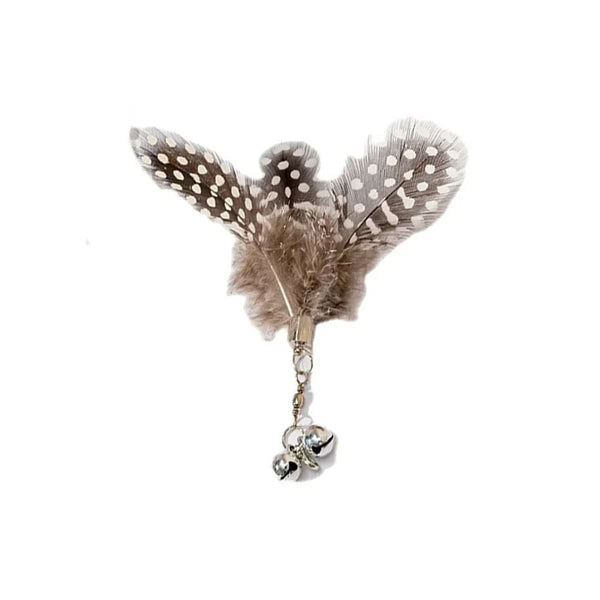 Planet Gates Cat Feather Toy Accessories False Birds Worm Toy with Bell Kitten Cat Toys Interactive Replacement Refill Foam Ball Training
