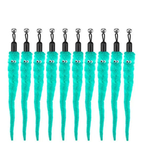 Planet Gates Cat Feather Toy Accessories False Birds Worm Toy with Bell Kitten Cat Toys Interactive Replacement Refill Foam Ball Training