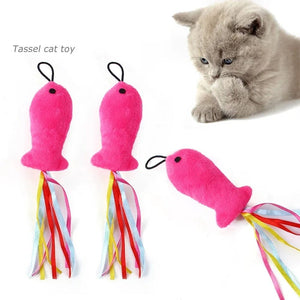 Planet Gates Cat Feather Toy Accessories False Birds Worm Toy with Bell Kitten Cat Toys Interactive Replacement Refill Foam Ball Training