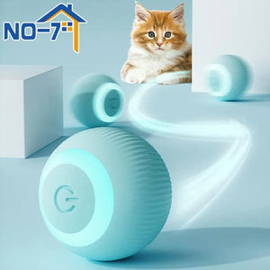 Planet Gates Cat Interactive Ball Smart Cat Toys Electronic Interactive Cat Toy Indoor Automatic Rolling Magic Ball Cat Game Accessories