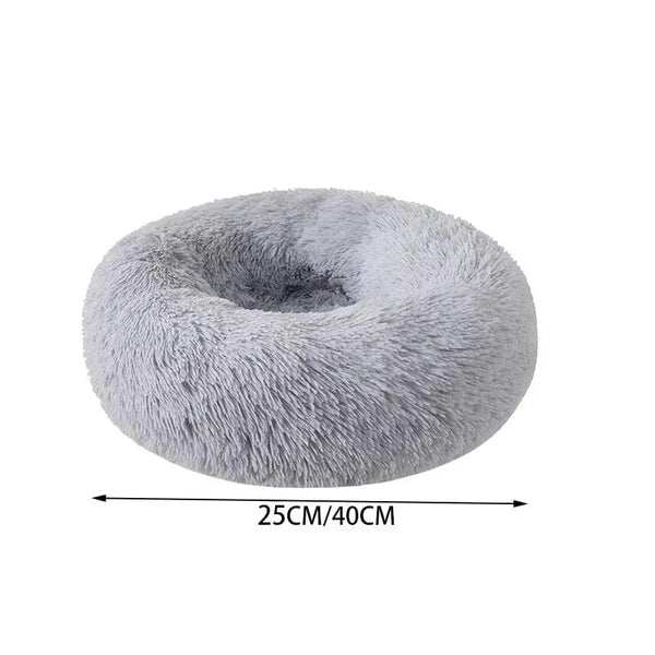 Planet Gates Cat Nest Round Soft Shaggy Mat for Kittens Chihuahua Indoor Dog Cat Bed Pet Supplies Removable Machine Washable Pillow Bed