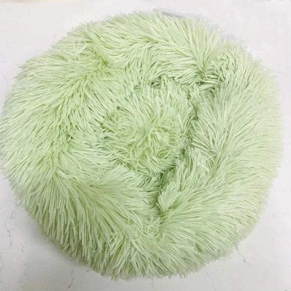 Planet Gates Cat Nest Round Soft Shaggy Mat for Kittens Chihuahua Indoor Dog Cat Bed Pet Supplies Removable Machine Washable Pillow Bed
