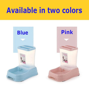 Planet Gates Cat Pet Automatic Feeder Drinking Bowl Large Capacity Dog Combination Grain Storage Bucket Pet Feeding Bowl Pet Supplies