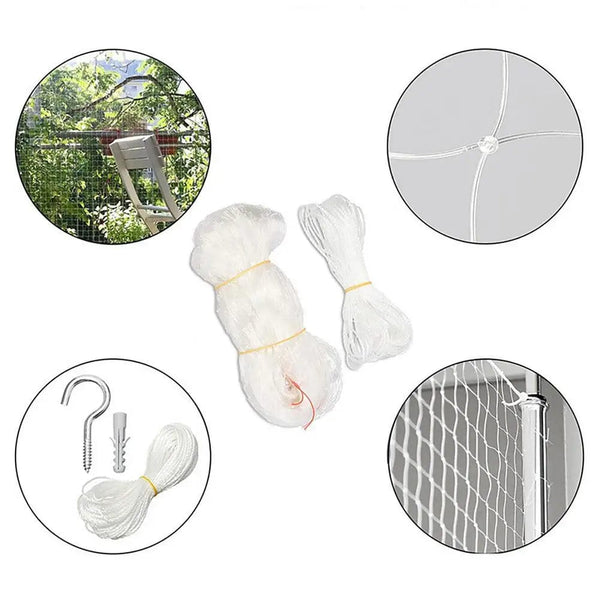 Planet Gates Cat Safety Net Nylon Protective Transparent Mesh Net For Balcony And Window For Baby Kid Falling Net Fence