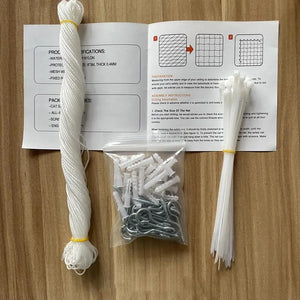 Planet Gates Cat Safety Net Nylon Protective Transparent Mesh Net For Balcony And Window For Baby Kid Falling Net Fence