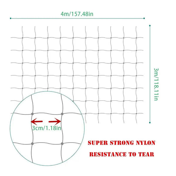 Planet Gates Cat Safety Net Nylon Protective Transparent Mesh Net For Balcony And Window For Baby Kid Falling Net Fence