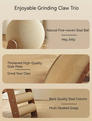 Planet Gates Cat Scratcher Cardboard Accessories Scratching Ball Training Supplies Scratching Post Toys Furniture Articles For Cat Sisal Rope