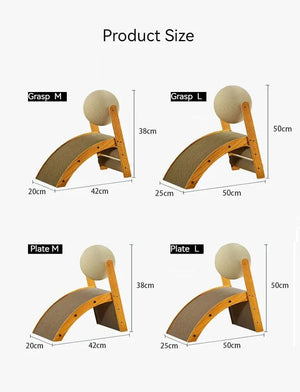 Planet Gates Cat Scratcher Cardboard Accessories Scratching Ball Training Supplies Scratching Post Toys Furniture Articles For Cat Sisal Rope