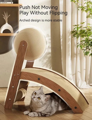 Planet Gates Cat Scratcher Cardboard Accessories Scratching Ball Training Supplies Scratching Post Toys Furniture Articles For Cat Sisal Rope