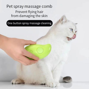Planet Gates Cat Steam Brush Steamy Dog Brush 3 in 1 Electric Spray Cat Hair Brushes for Massage Pet Grooming Comb Hair Removal Combs