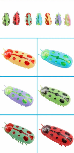 Planet Gates Cat Toys Electric Toothbrush Worm Pet Toys Interactive  Electric Bug Micro-nano Worm Automatic Flip Toy Miniature Nanomites
