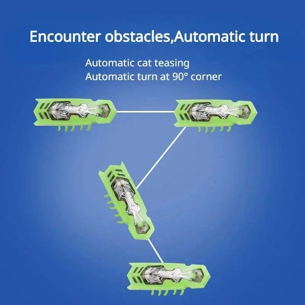 Planet Gates Cat Toys Electric Toothbrush Worm Pet Toys Interactive  Electric Bug Micro-nano Worm Automatic Flip Toy Miniature Nanomites