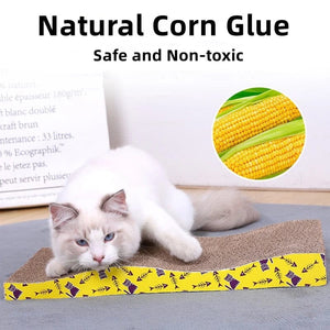 Planet Gates Cat Toys Pet Cat Scratching Board Corrugated Cardboard Pad Grinding Nails Interactive Protecting Furniture Cats Scratcher Toy