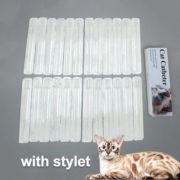 Planet Gates Cat Urinary Catheter with Stylet 3Fr 4Fr Veterinary Consumables
