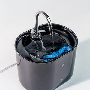 Planet Gates Cats Water Fountain Automatic Filter Cats Fountain With Stainless Steel Faucet Silent Water Pump Pet Cats Dog Water Dispenser