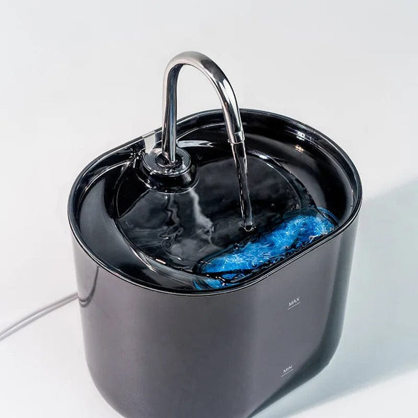 Planet Gates Cats Water Fountain Automatic Filter Cats Fountain With Stainless Steel Faucet Silent Water Pump Pet Cats Dog Water Dispenser