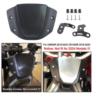 Planet Gates cb650r Windshield Motorcycle Windscreen For Honda CB650R 2019-2023 CB1000R 2018-2020 Front Sport Wind Deflector Protector Cover