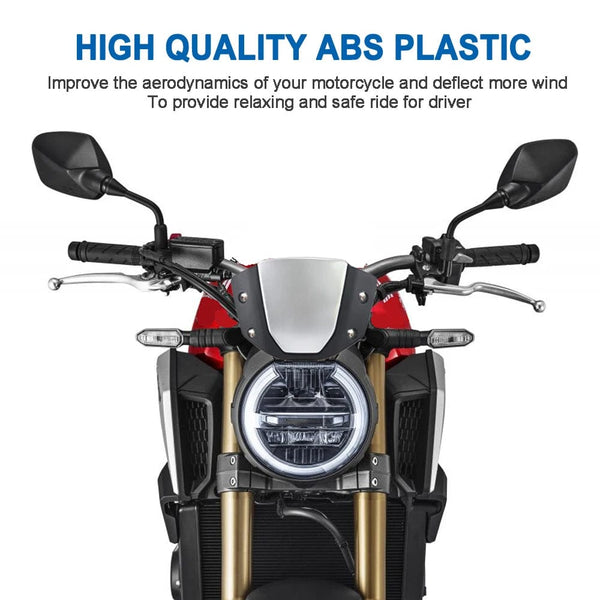 Planet Gates cb650r Windshield Motorcycle Windscreen For Honda CB650R 2019-2023 CB1000R 2018-2020 Front Sport Wind Deflector Protector Cover