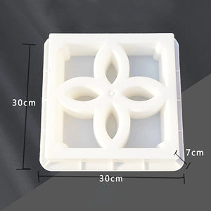 Planet Gates Cement Antique Brick Roadside Mould Garden Path Making Stone Mold 3D Carving Anti-Slip Concrete Plastic Paving Molds  Buildings
