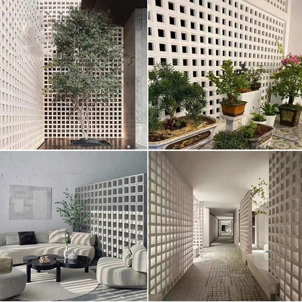 Planet Gates Cement Brick Mold Plastic Decorative Wall Window Mould Antique Garden Buildings Ornament Concrete Hollow Cement Brick Molding